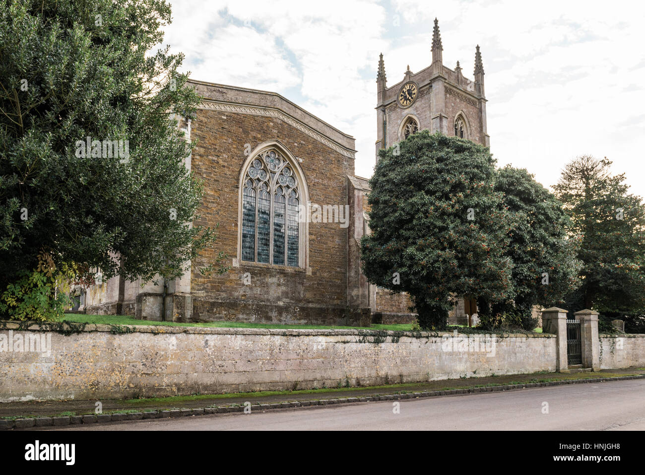 Ost Carlton, Deutschland - 21. Oktober 2016: Church of St Peter in Ost Carlton, England, Vereinigtes Königreich Stockfoto