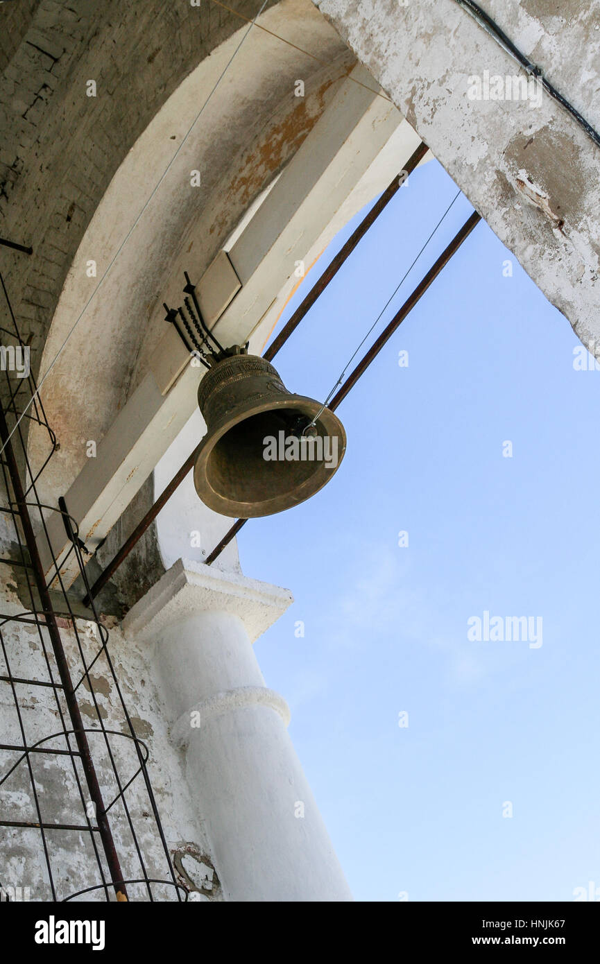 Bell von der ehrwürdigen Glockenturm, Russland, Suzdal Stockfoto