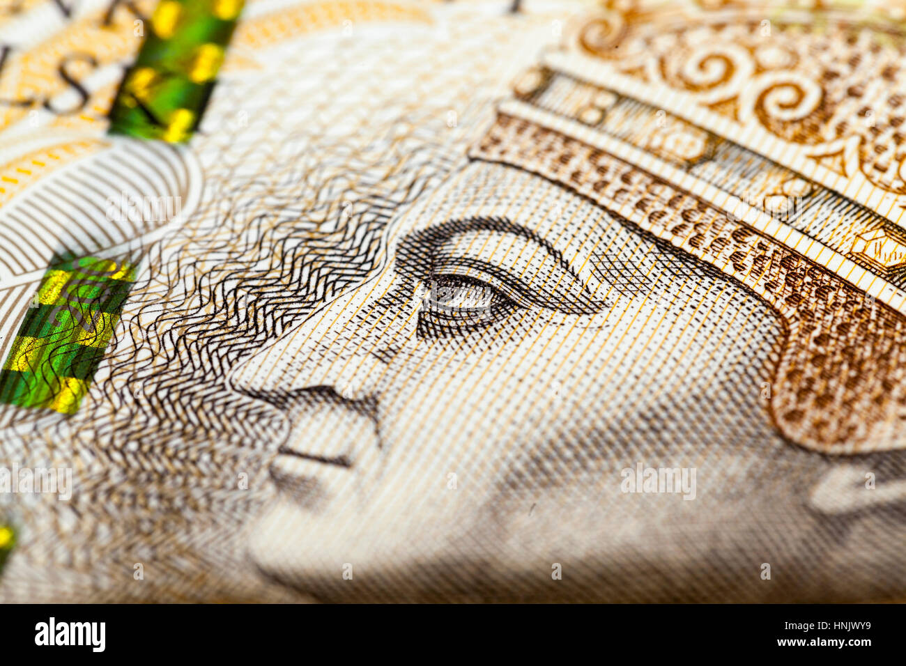 Zwei hundert Zloty closeup Stockfoto