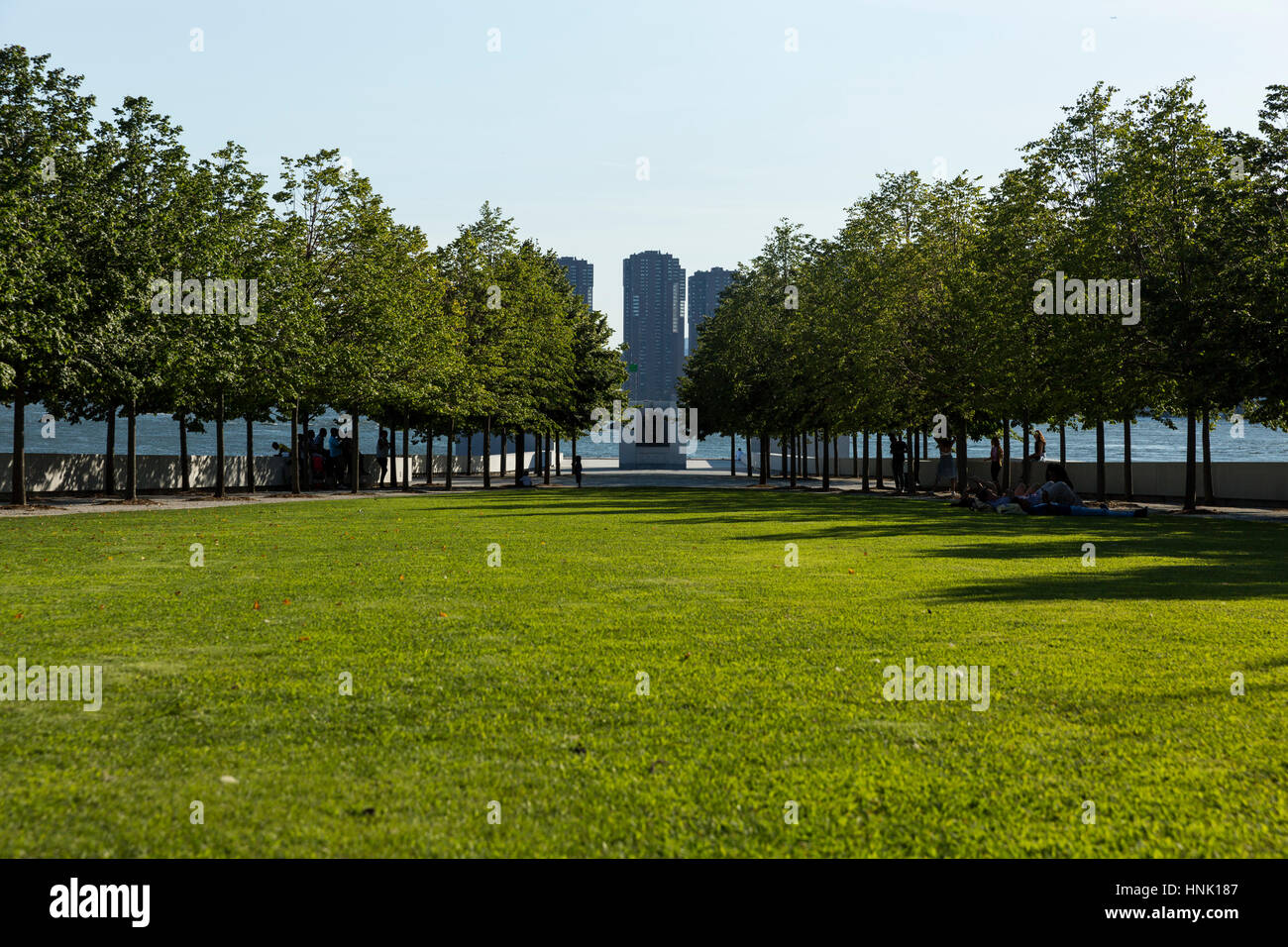 Franklin D. Roosevelt vier Freedom Park, Roosevelt Island. August 2016. New York City, Vereinigte Staaten von Amerika Stockfoto