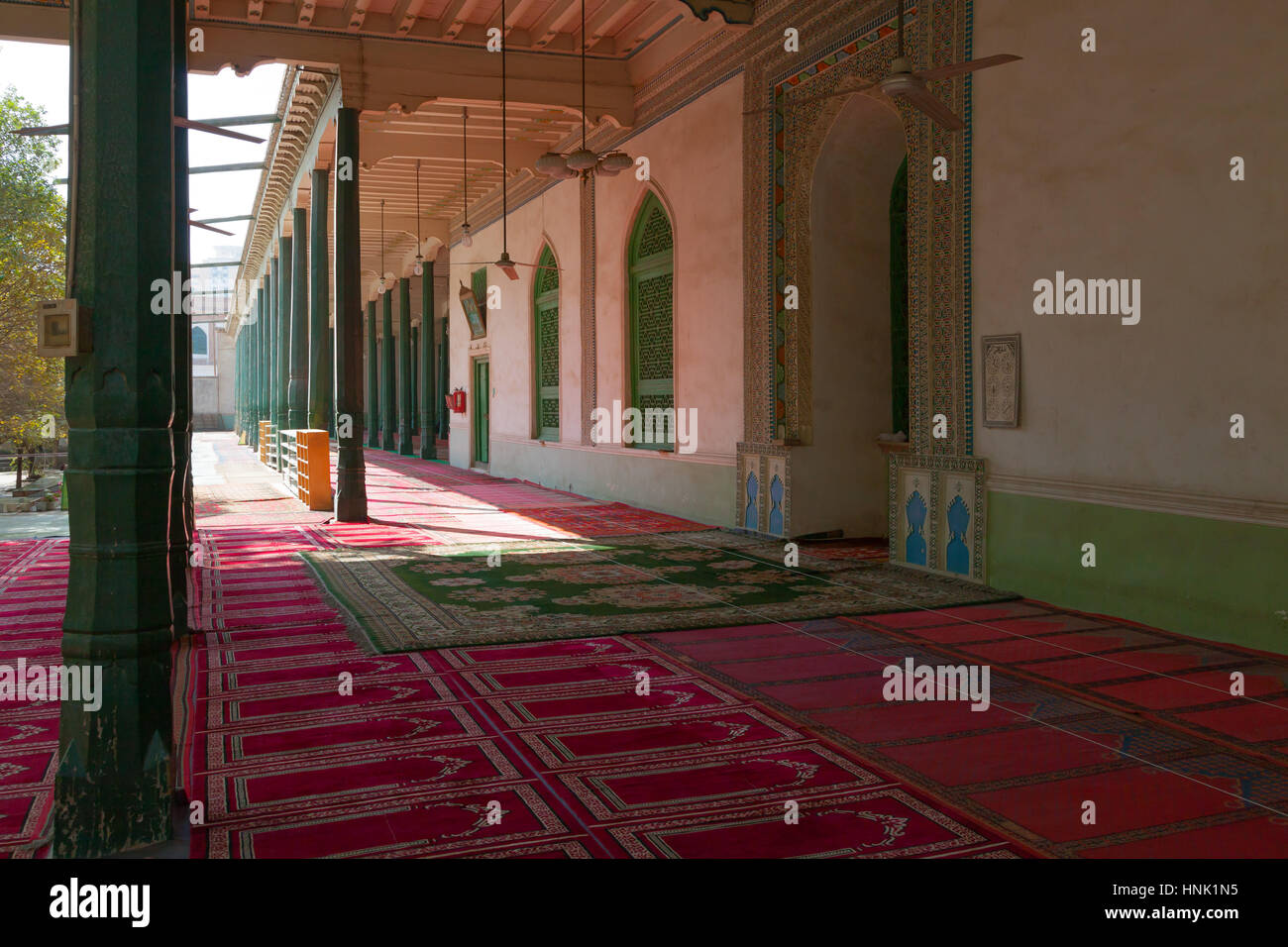 Idkha-Moschee, Kashgar, Autonome Region Xinjiang, China. Stockfoto