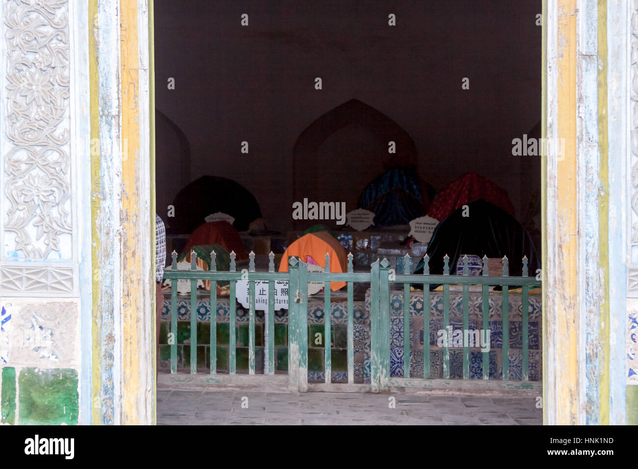 Das Fregipendium-Konkubinengräber, Kashgar, Autonome Region Xinjiang, China. Stockfoto