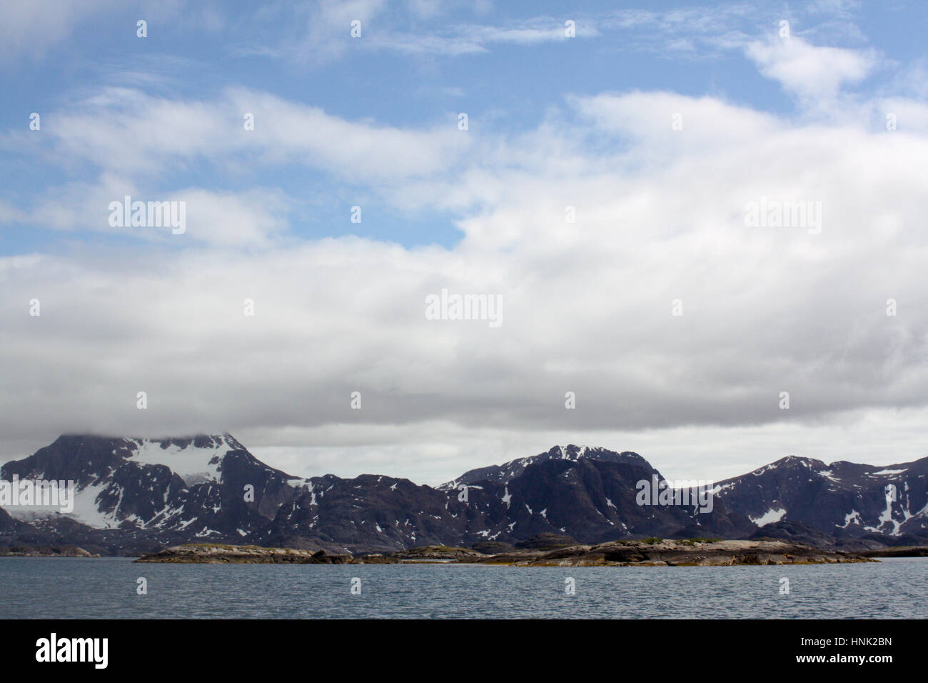 Hamburgersund, Grönland Stockfoto