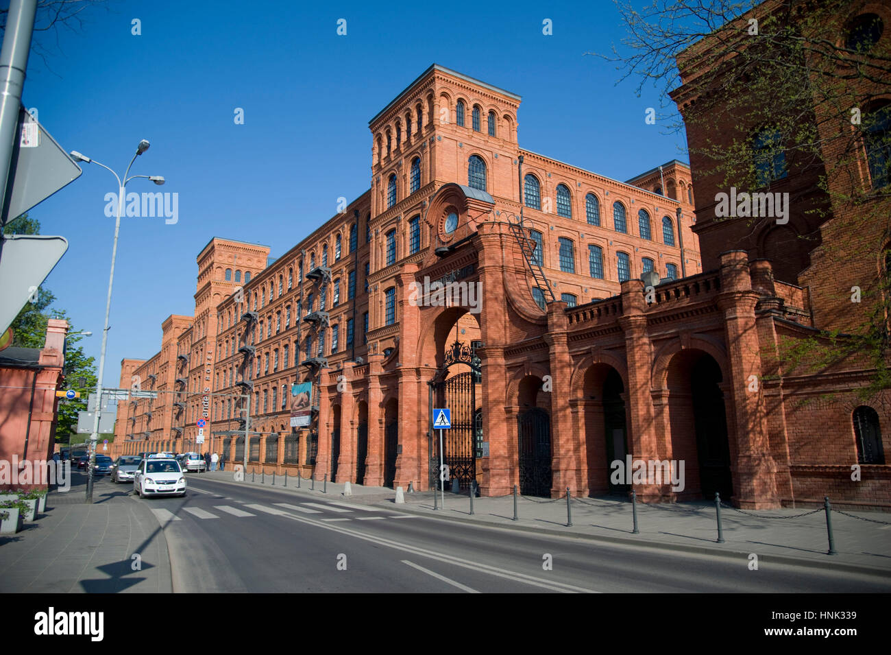 Europa, Polen, Lodz, Lodz, Vienna International Hotels & Hotelanlagen, befindet sich in einer ehemaligen Textilfabrik Izrael Poznanski Andel «s.  -Europa, Polen Stockfoto