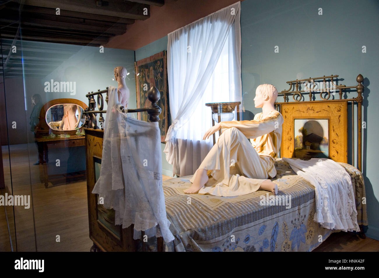 Europa, Polen, Lodz, das zentrale Museum of Textiles, befindet sich in Ludwik Geyer «s White Factory. -Europa, Polen, Lodz, eines Textilmuseum in der "Wir Stockfoto