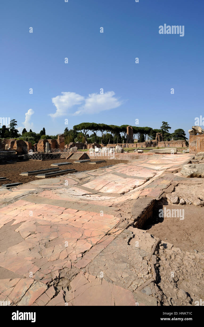 Italien, Rom, Palatin, Domus Flavia Stockfoto