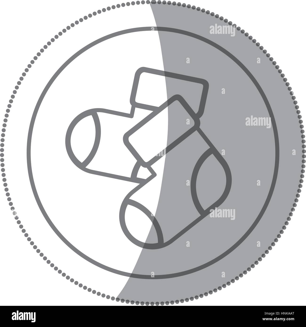 Baby Socken Symbol Bildgestaltung, Vectores Abbildung Stock Vektor