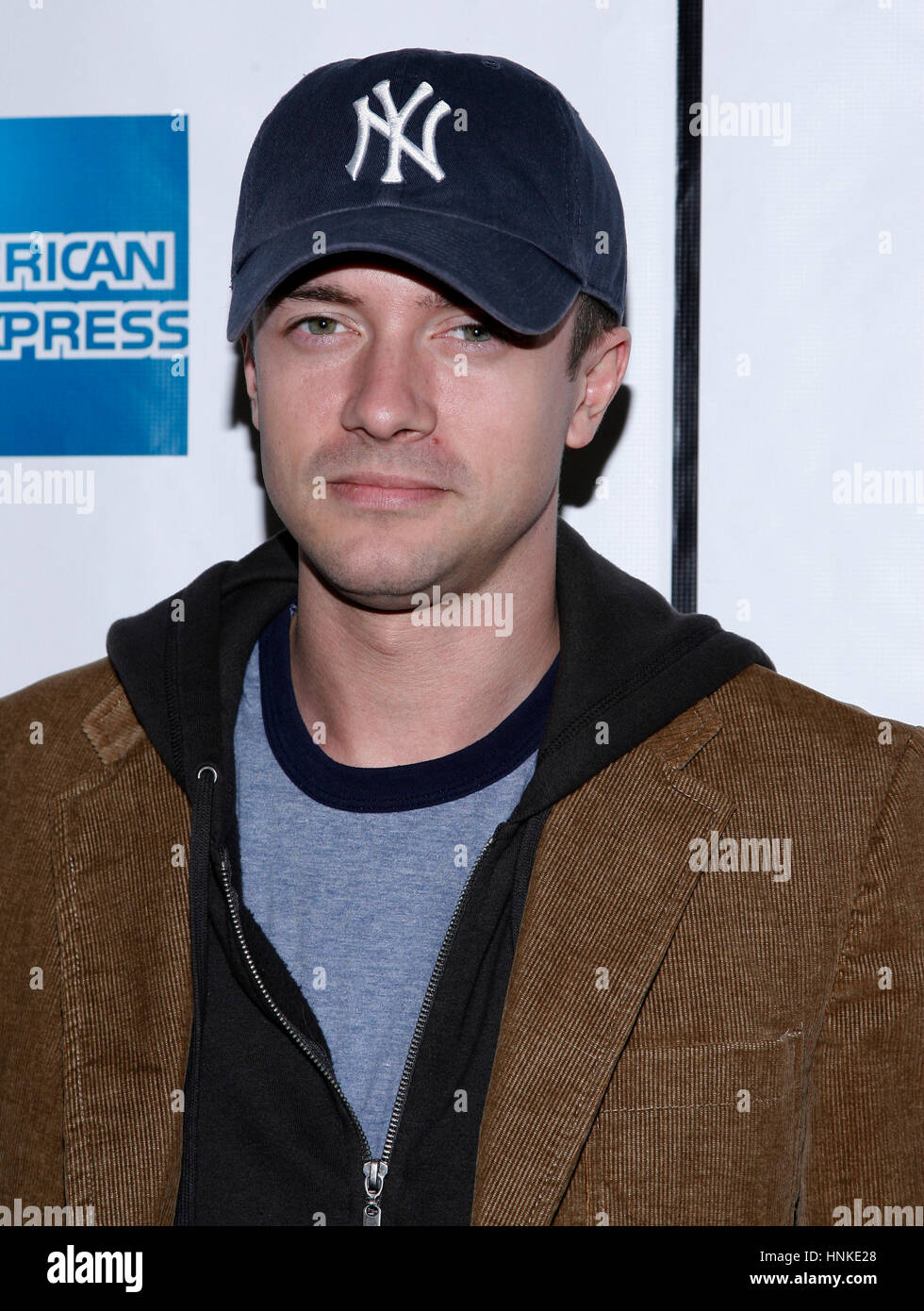 Topher Grace besucht die Premiere von "Tag Null" während des Tribeca Film Festival am 29. April 2007 in New York City Stockfoto