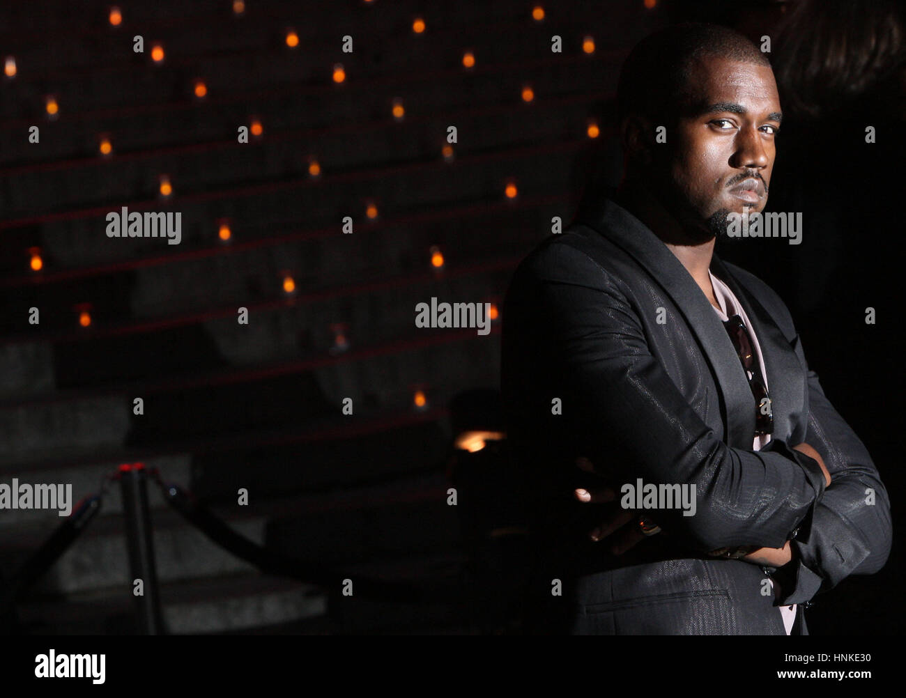 Musiker Kanye West besucht die Vanity Fair Party für das Tribeca Film Festival 2009 am State Supreme Gerichtsgebäude am 21. April 2009 in New York City Stockfoto