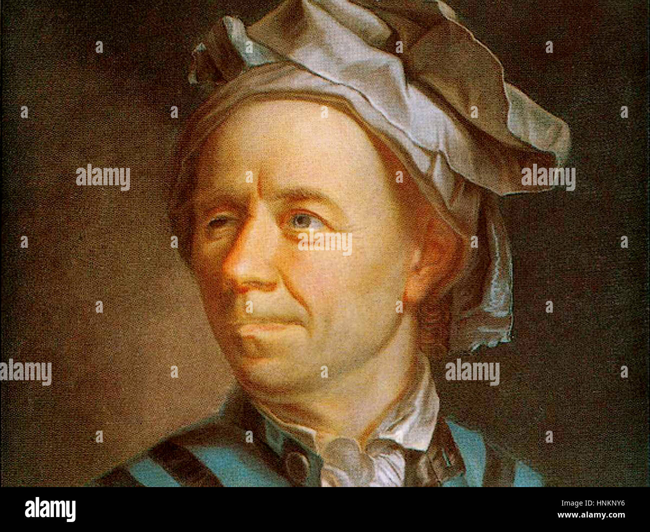 Leonhard Euler, Schweizer Mathematiker, Physiker, Astronom, Logiker und Ingenieur, der wichtigsten und einflussreichsten in vielen Bereichen der Mathematik Entdeckungen Stockfoto