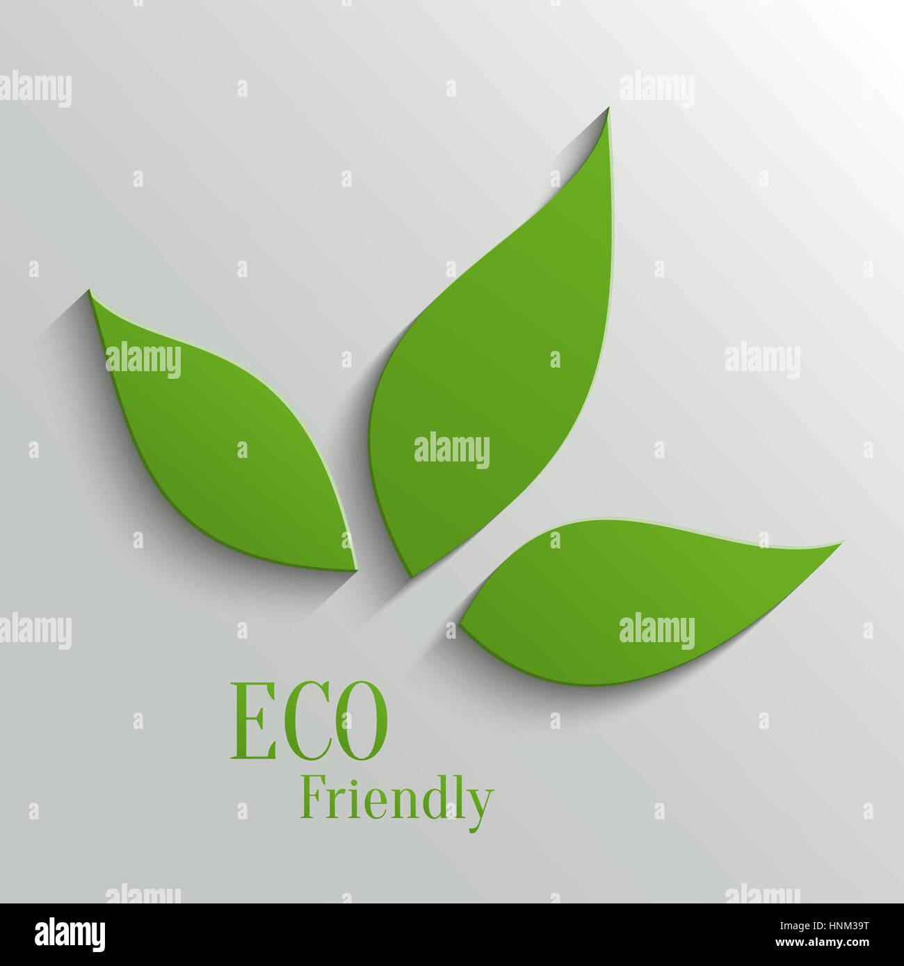 Green Eco freundliche Hintergrund - Blätter abstrakte Papier Stock Vektor