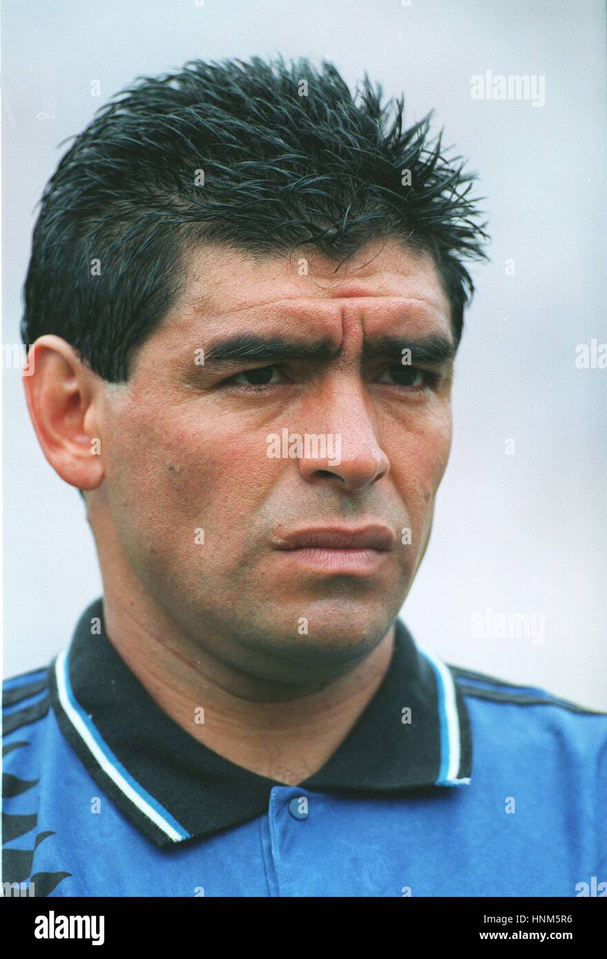 DIEGO MARADONA Argentinien 30. Januar 1996 Stockfoto