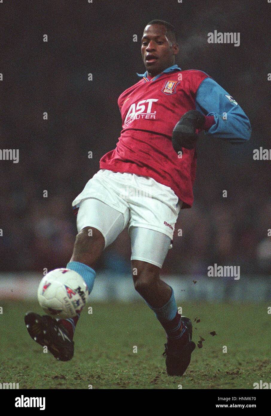 UGO EHIOGU ASTON VILLA FC 22. Februar 1996 Stockfoto