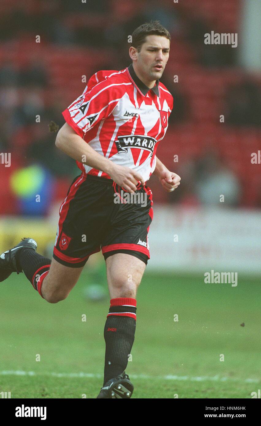 DAVID WHITE SHEFFIELD UNITED FC 10. März 1996 Stockfoto