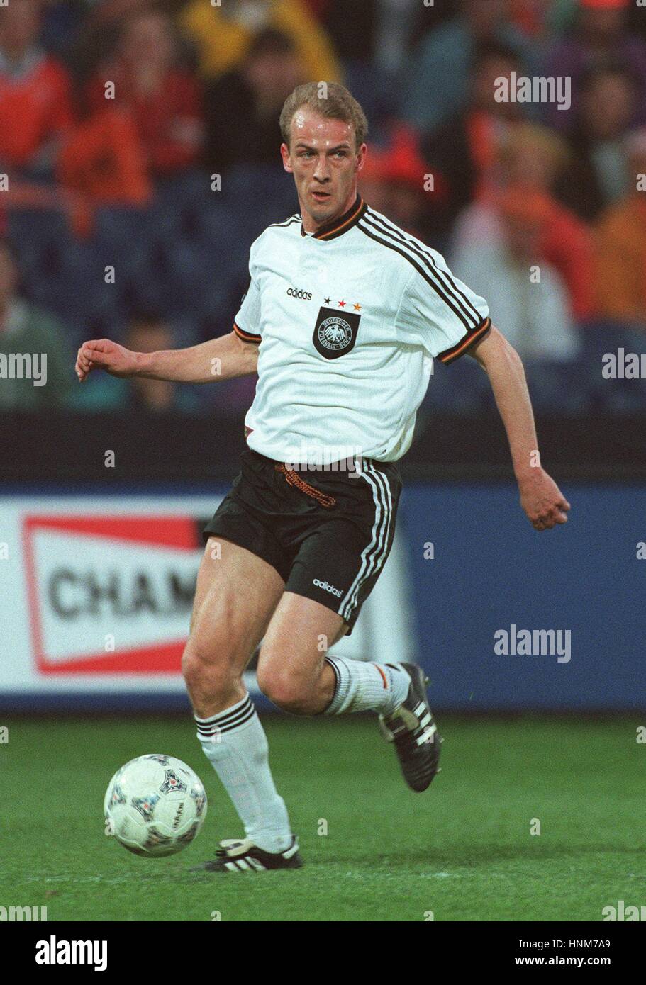 MARIO BASLER Deutschland & SV WERDER BREMEN 26. April 1996 Stockfoto