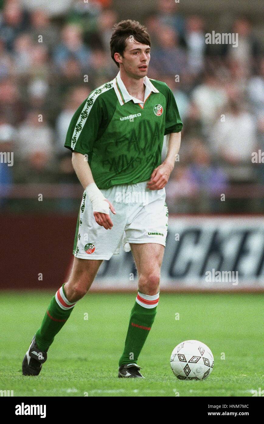 GARY BREEN EIRE & BIRMINGHAM CITY F.C. 4. Juni 1996 Stockfoto