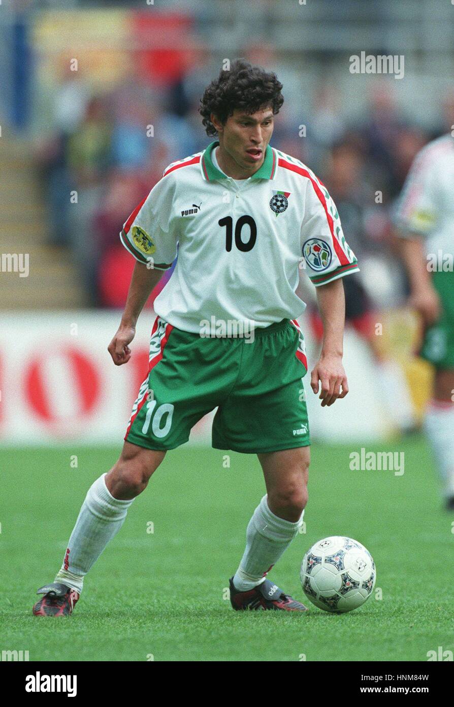 KRASSIMIR BALAKOV Bulgarien & STUTTGART 17. Juni 1996 Stockfoto