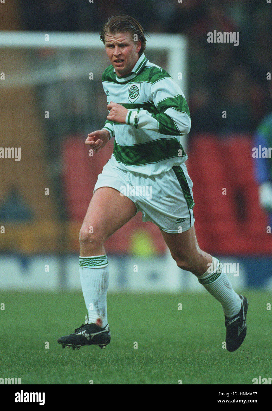 MARK MCNALLY GLASGOW CELTIC FC 23. Februar 1995 Stockfoto