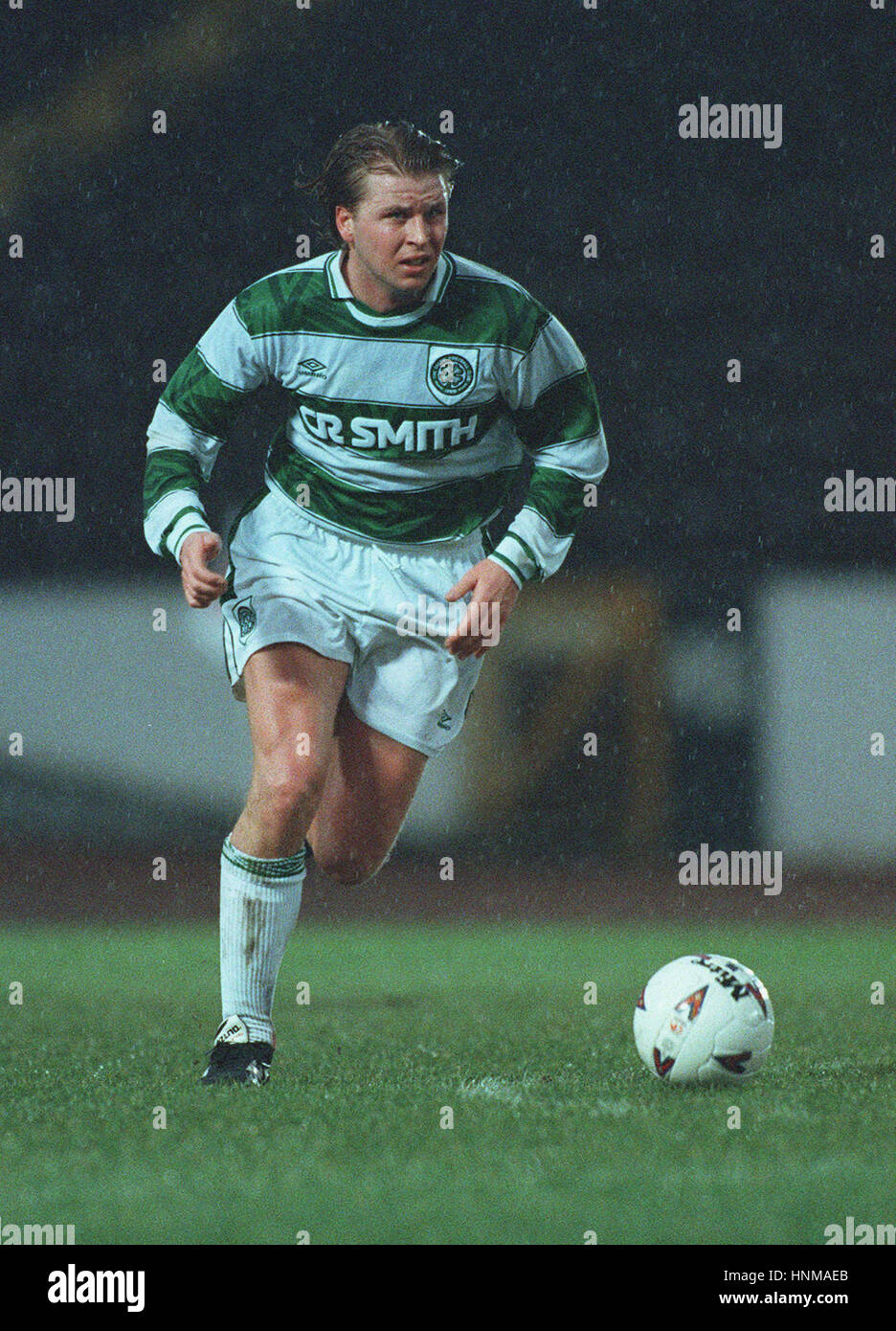 MARK MCNALLY GLASGOW CELTIC FC 23. Februar 1995 Stockfoto