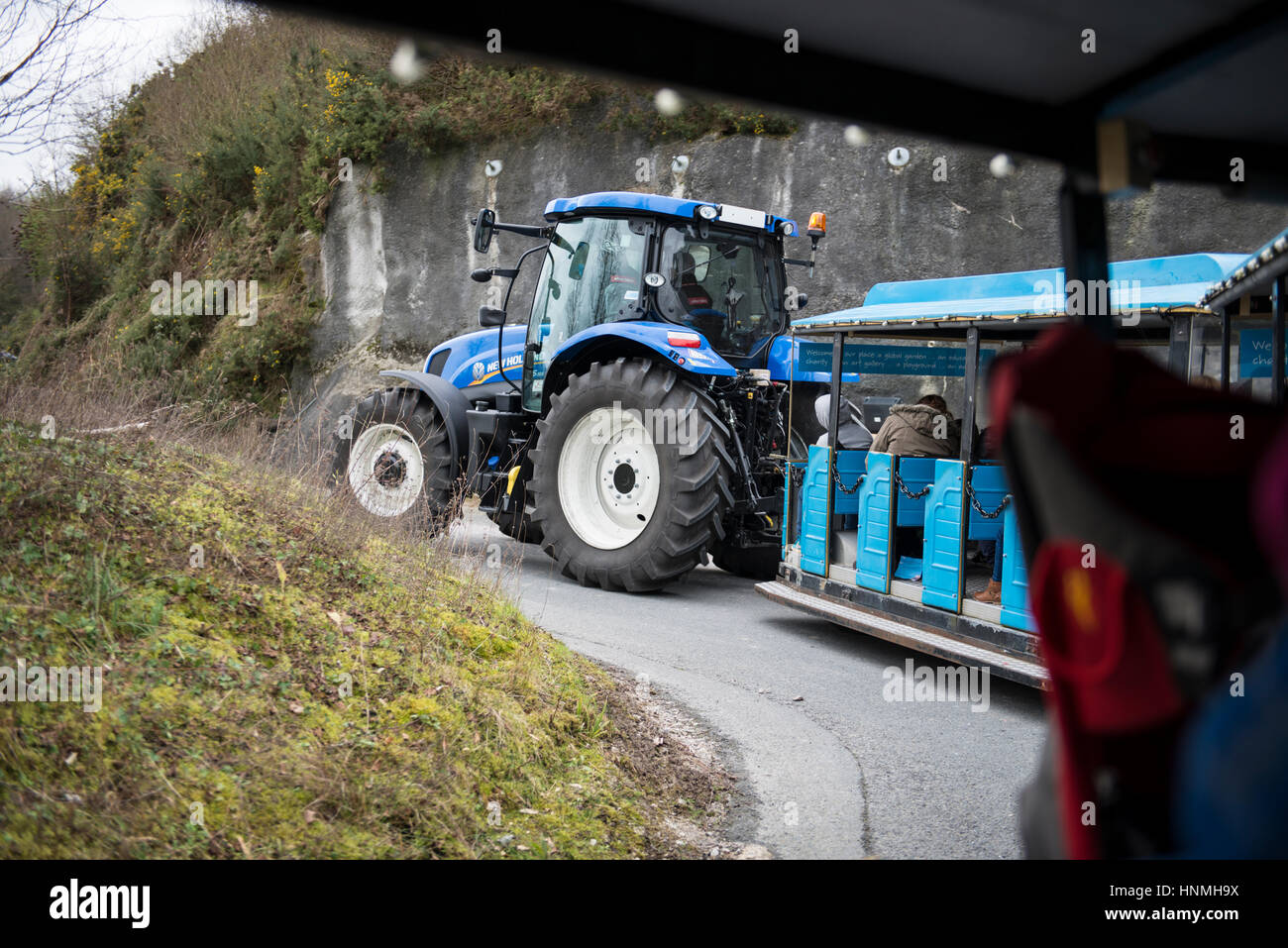 Der Land-Zug, Eden Project. Stockfoto