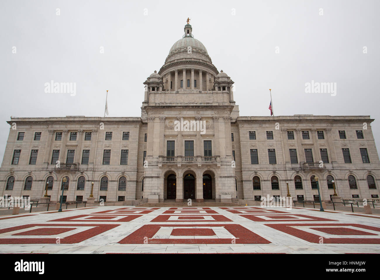 PROVIDENCE, RHODE ISLAND, USA - Juli 9,2016: The Rhode Island State House ist die Hauptstadt des US-Bundesstaates Rhode Island.It wurde im Jahre 1904 gebaut Stockfoto