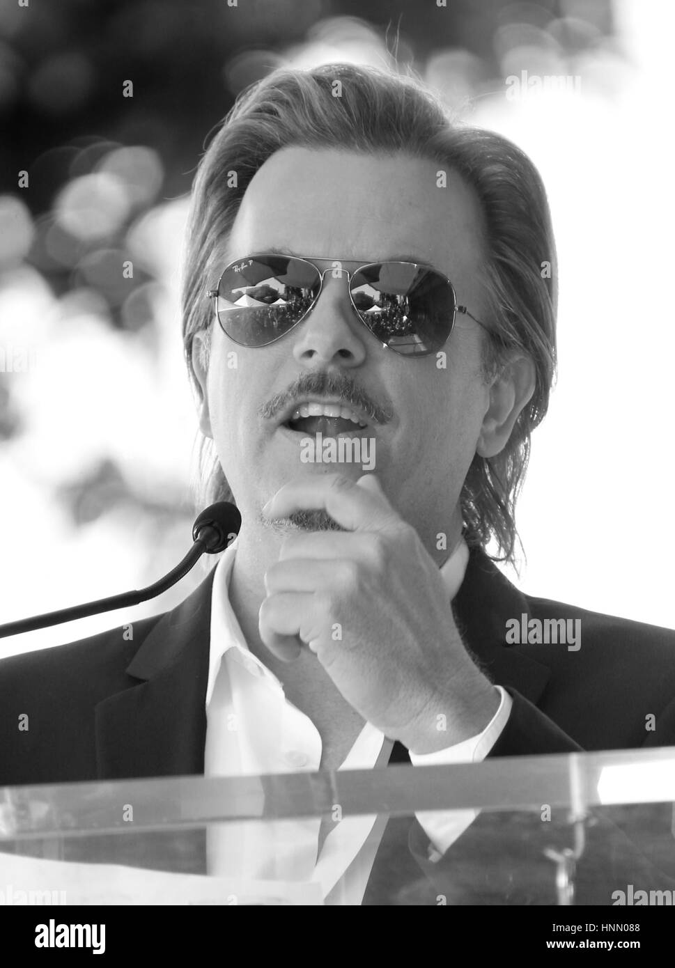 Hollywood, CA. 14. Februar 2017. David Spade, George Segal Hollywood Walk Of Fame Zeremonie auf dem Hollywood Walk Of Fame Zeremonie In Kalifornien am 14. Februar 2017. Bildnachweis: Faye lernen/Medien Punch/Alamy Live-Nachrichten Stockfoto