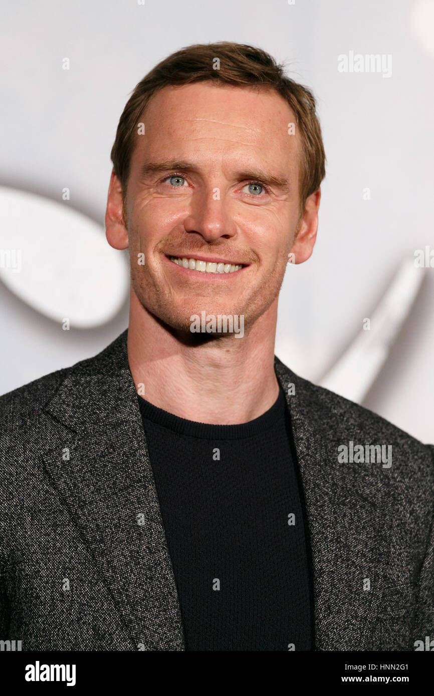 Tokio Japan 15 Februar 2017 Deutsch Irische Schauspieler Michael Fassbender Besucht Ein Spezielles Screening Fur Assassins Creed Am 15 Februar 2017 Tokio Japan Fassbender Produzierte Auch Den Film Basiert Auf Einem Preisgekronten Tatigkeitabenteuer