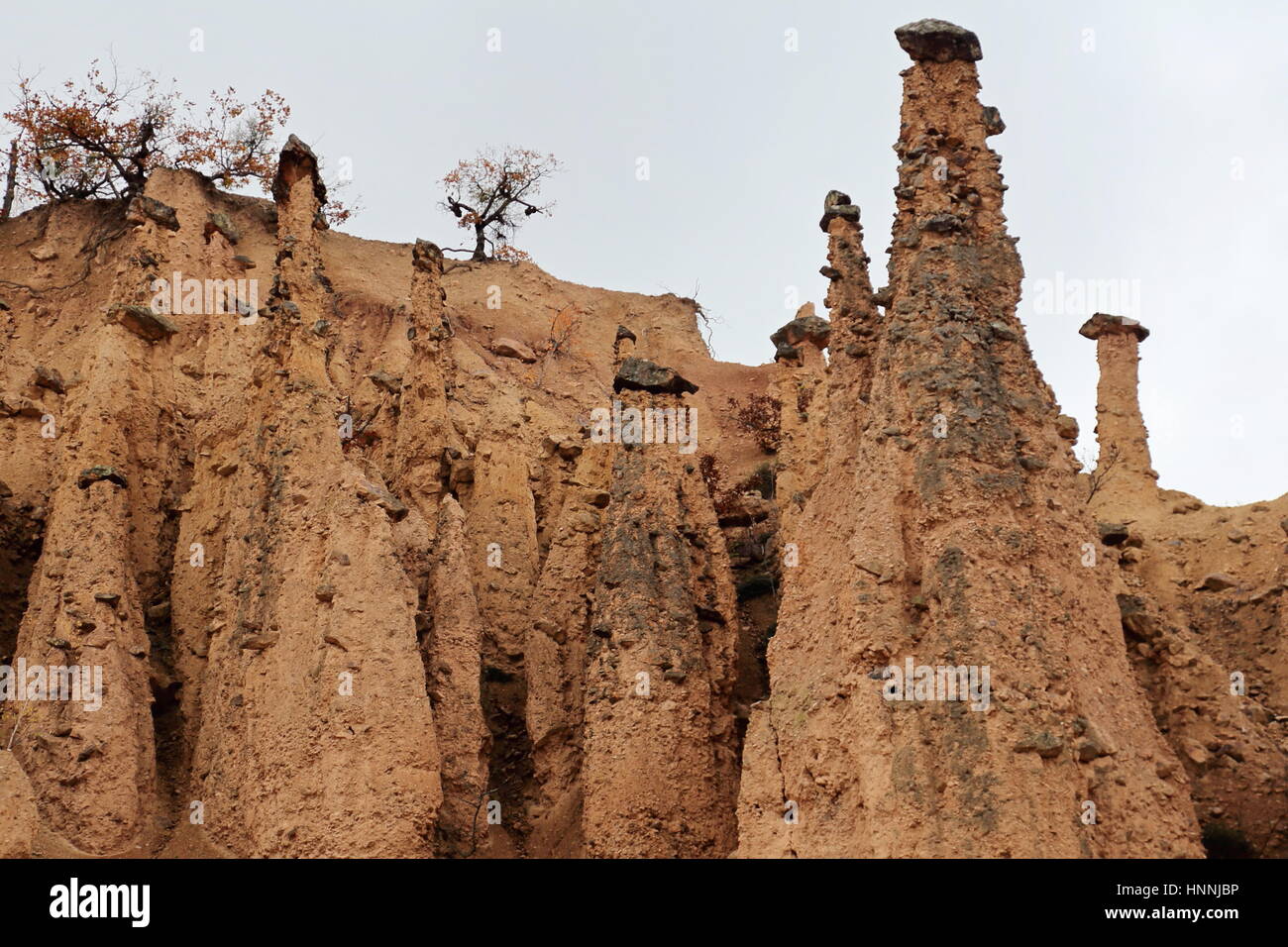 Djavolja Varos, ("Stadt des Teufels") Felsformationen in Serbien Stockfoto