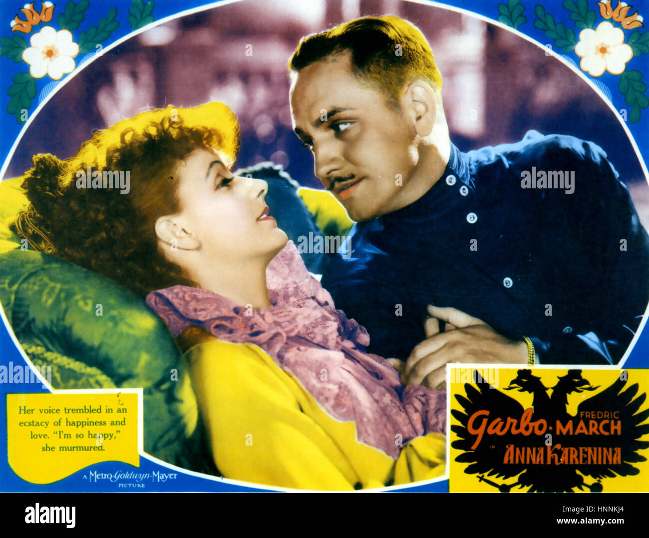 ANNA KARENINA 1935 MGM Film mit Greta Garbo und Fredric march Stockfoto