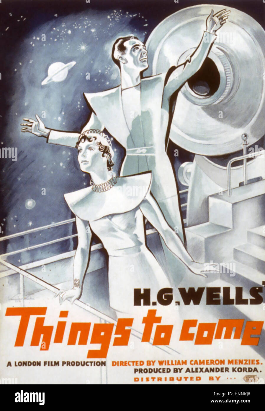 Dinge zu kommen 1936 London Filmproduktion unter der Regie von Alexander Korda Stockfoto