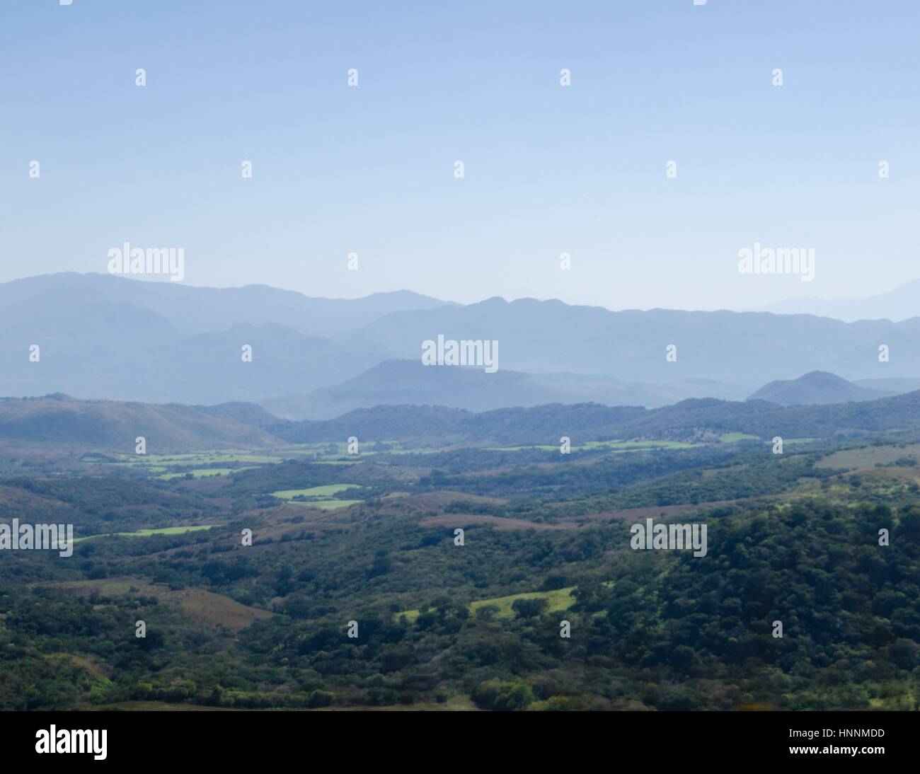 Berge der Sierra Madre in Mexiko Nayarit. Stockfoto