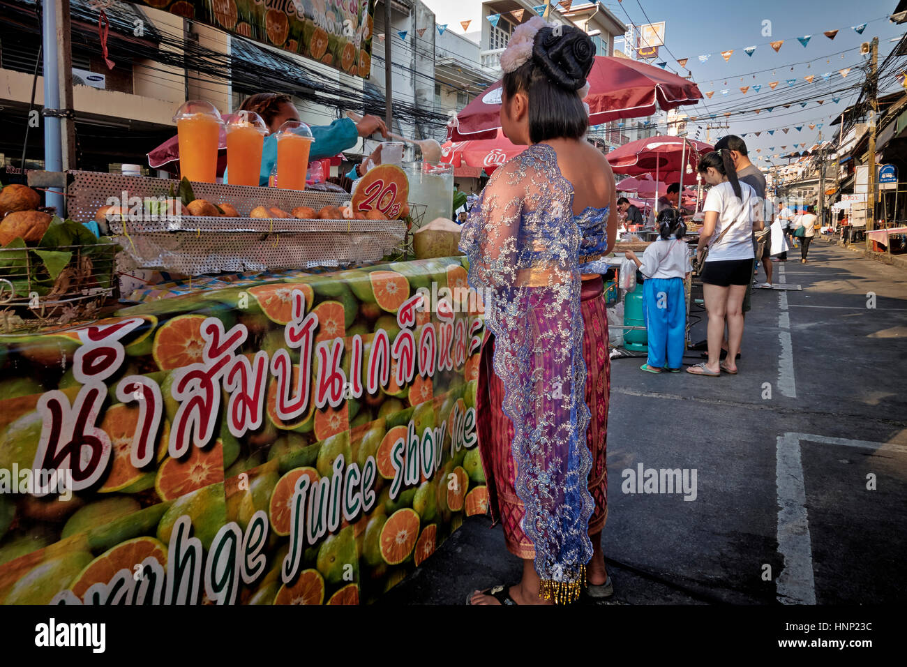 Pro aus einem mädchen aus thailand
