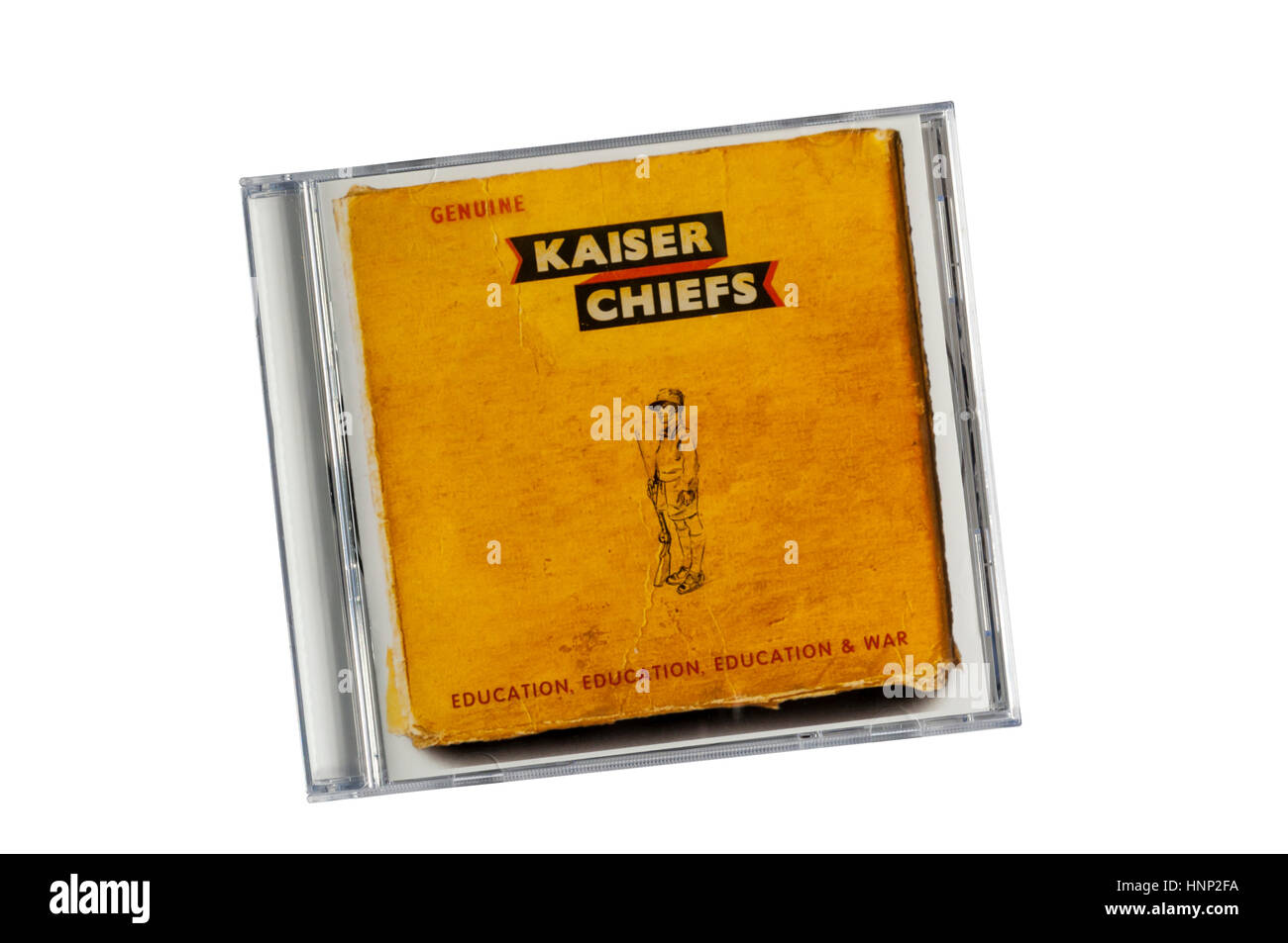 Education, Education, Education & war war das 5th erschienene Studioalbum der englischen Rockband Kaiser Chiefs. Veröffentlicht im März 2014. Stockfoto