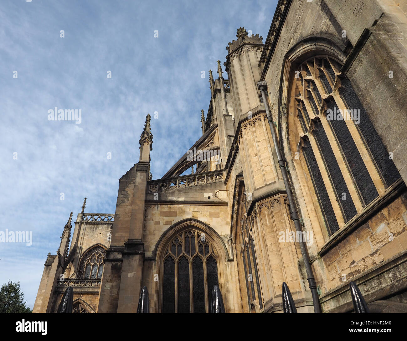Pfarrkirche St. Mary Redcliffe Anglican in Bristol, Großbritannien Stockfoto