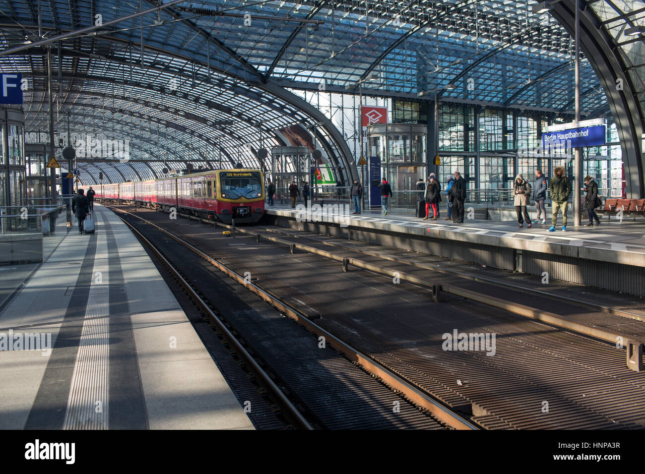 Hauptbahnhof Berlin, Deutschland Stockfoto