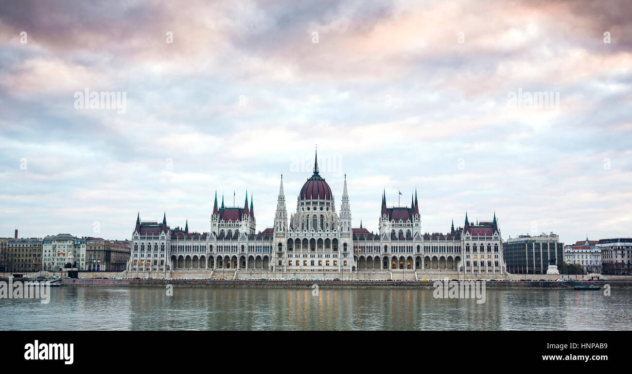 Parlament, Budapest, Ungarn Stockfoto