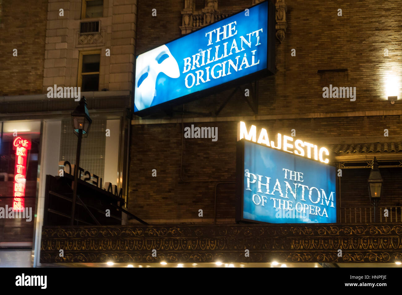 Das Phantom der Oper, ein Broadway-musical Stockfoto