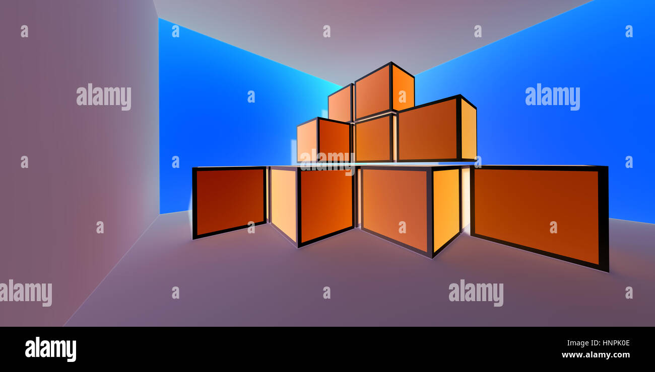 Abstrakt Architektur Stockfoto