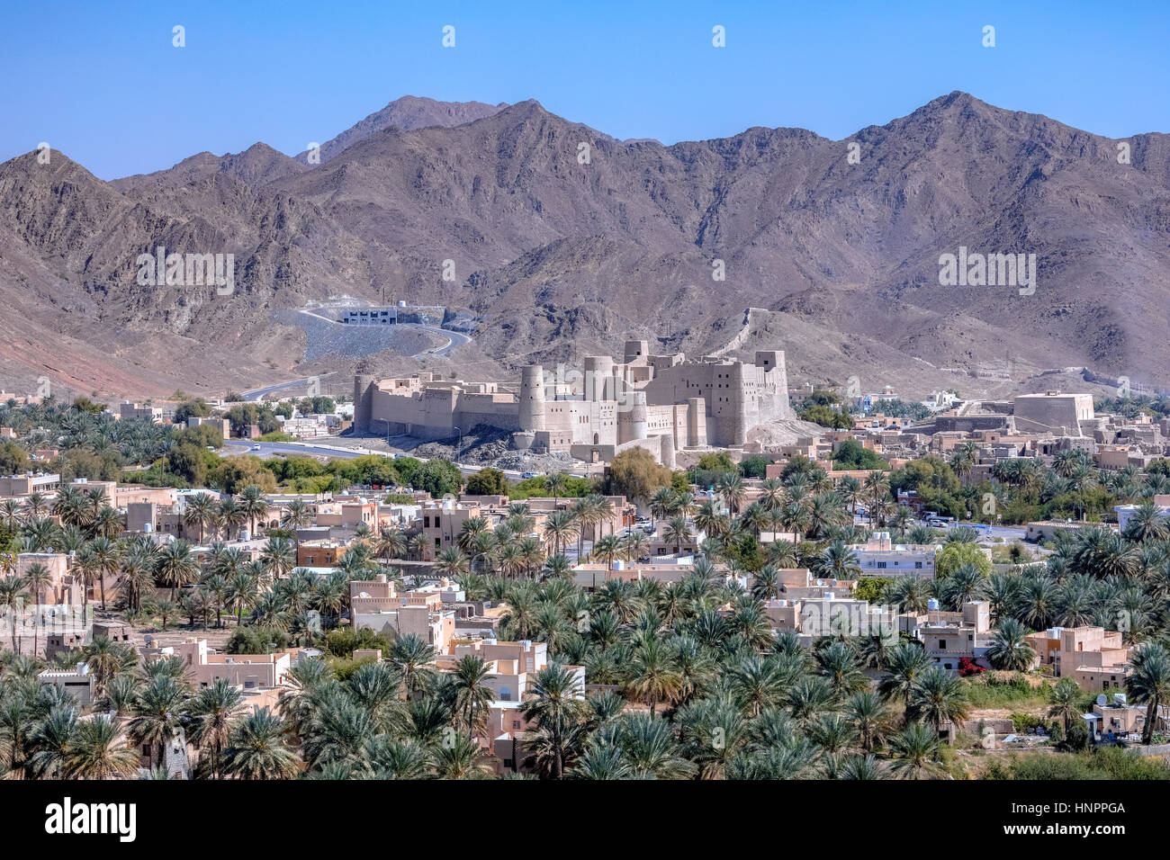 Bahla Fort, Oman, Mittlerer Osten, Asien Stockfoto