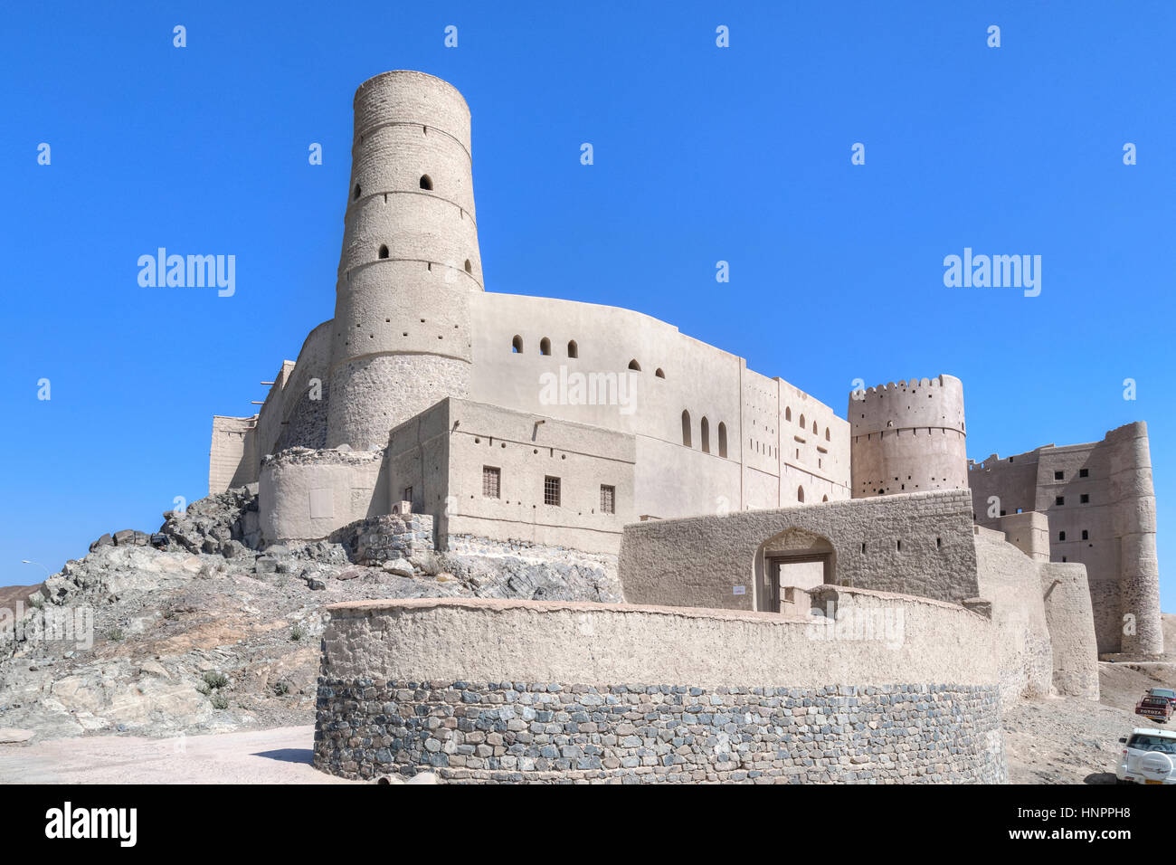 Bahla Fort, Oman, Mittlerer Osten, Asien Stockfoto