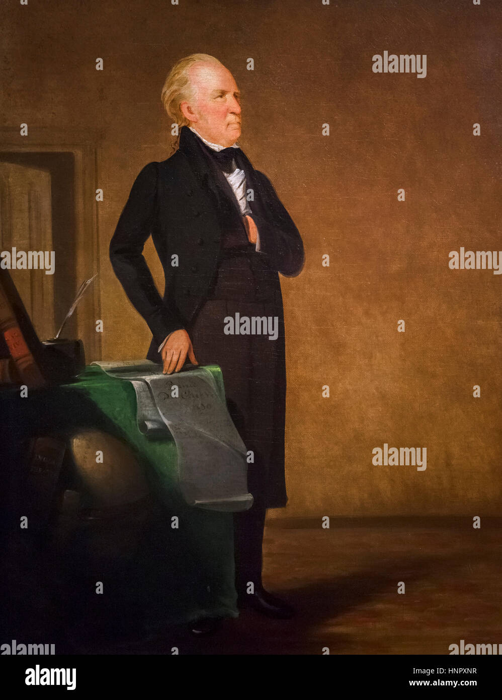William Clark (1770-1838) als Gouverneur des Missouri-Territoriums, Porträt von George Catlin, Öl auf Leinwand, 1832. Clark ist berühmt für seine Rolle in der Lewis und Clark Expedition (Corps of Discovery-Expedition) von 1804. Stockfoto
