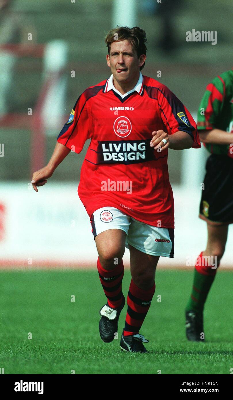 BILLY DODDS ABERDEEN FC 24. Juli 1996 Stockfoto