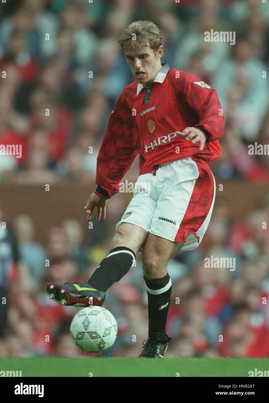 PHILIP NEVILLE MANCHESTER UNITED FC 16. September 1996 Stockfoto