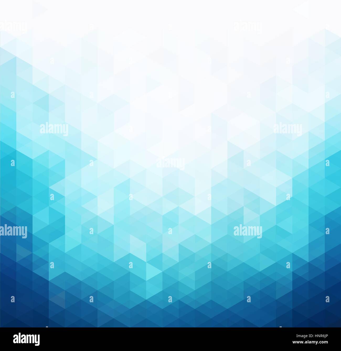 Abstrakt blau Licht Vorlagenhintergrund. Dreiecke-Mosaik Stock Vektor