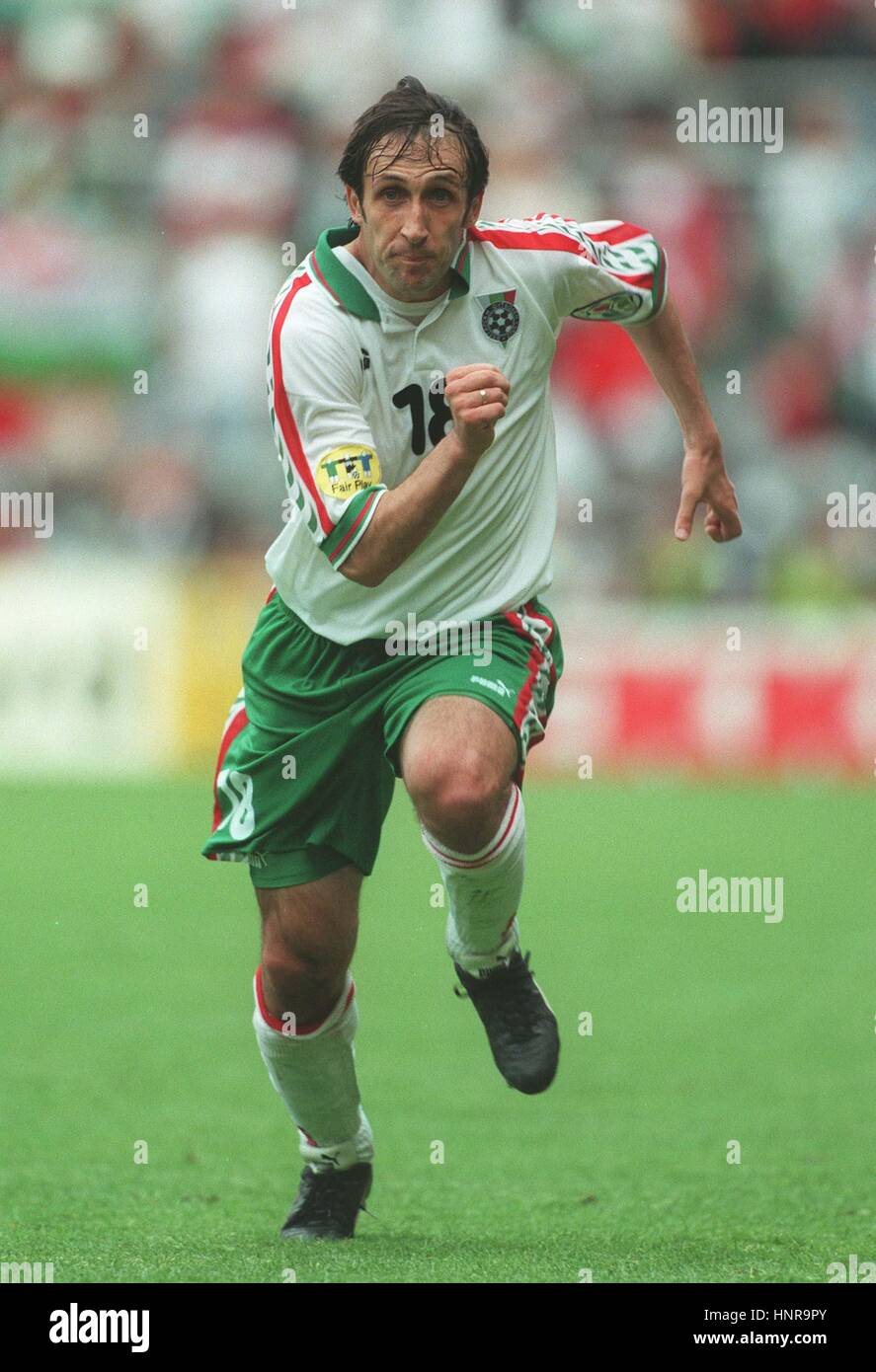 DANIEL BORIMIROV Bulgarien & 1860 München 78 FC 24. Juni 1996 Stockfoto