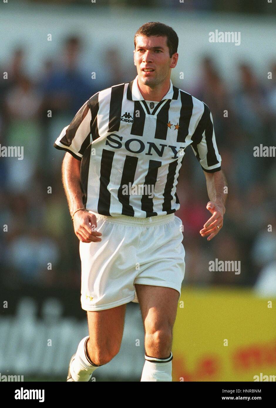 ZINEDINE ZIDANE JUVENTUS FC 19. August 1996 Stockfoto