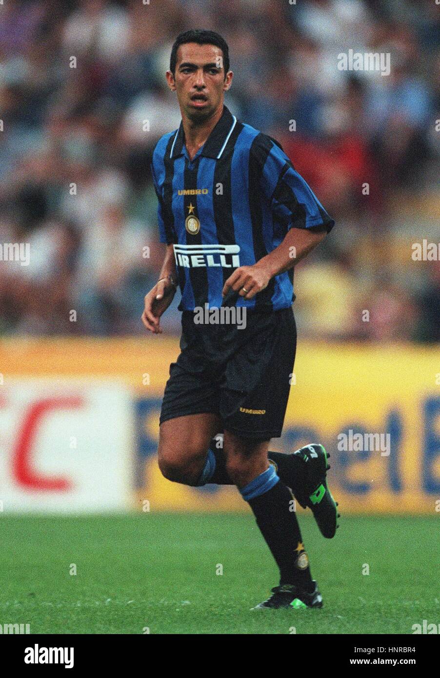 YOURI DJORKAEFF INTER Mailand FC 19. August 1996 Stockfoto YOURI DJORKAEFF INTER Mailand FC 19. August 1996 Stockfoto