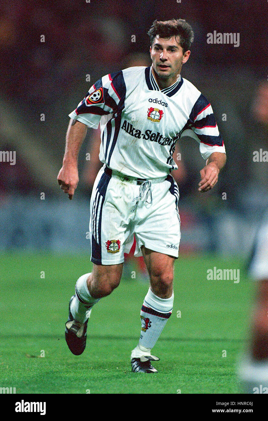 JAN HEINTZE TSV BAYER 04 LEVERKUSEN 4. November 1996 Stockfoto