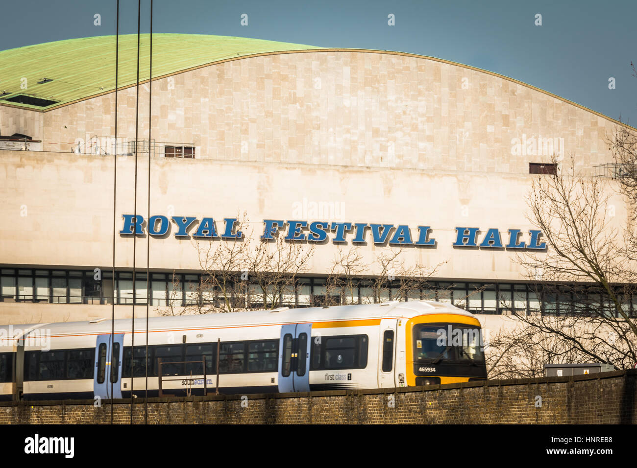 Royal Festival Hall Concert Hall in London Southbank Stockfoto