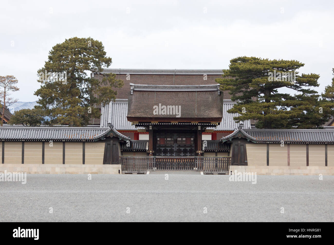 Kyoto Kaiserpalast von Kyoto Imperial Palace Park abgebildet. Kyoto, Japan Stockfoto